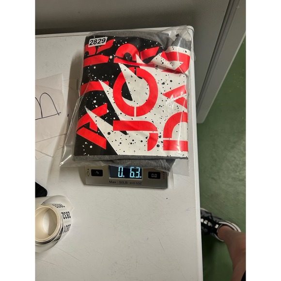 Nike Air Jordan Graphic Big Logo Spell Out Tee Short Sleeve CU1976-091 Medium - Picture 7 of 7